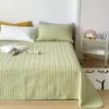 Bedspread Super Warm Thaseen Cotton Bedspread Solid Color Quiltダブルベッドカバーソファブランケットベッドリネンキルティングベッドスプレッドキュブレカマ231214