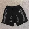 Men's Shorts Hellstar Extra Large Short Black Drawstring Printed Pure Cotton Retro Men's And Women's Sports Shorts T231214
