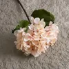 Decoratieve bloemen namaak voor gebruik buitenshuis Realistisch gesimuleerde hortensia Home Decor Bruiloften Vervagingsbestendige kunstbloemplant