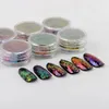 Cień do powiek 12pcs Chameleon Pigments Pigments Glitter Nail Art Flakes '12 Shift Colours „Multi Chrome Chromeon Splats