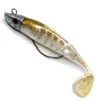 Baits Lures Soft Bait Fishing Artificial Sinking Swimbait Paddle Tail Jig Head Tackle Goods For Sea Bass Accessories 231214