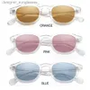 Sunglasses Transparent Handmade Acetate Sunglasses Men'S Brand Design Round Vintage Sun Glasses For Women Men Driving Shades Oculos TintL231214