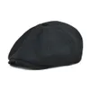 sboy hats sboy voboom wielki rozmiar czarny bawełniany płaska czapka beret boina cabbie kierowca golf mężczyźni kobiety 8 Panel Elastic Band Duckbill Ivy 32241z