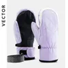 Ski Gloves Extra Thick Women 2-IN-1 Mittens Ski Gloves Snowboard Men Snow Winter Sport Warm Waterproof Windproof Skiing Faux Leather PlamL231244