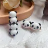 Acessórios de cabelo requintado criativo headwear japonês adorável pequeno duckbill clipe estilo coreano mulheres hairpin panda