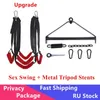 Sex Meubilair Volwassen Sex Swing 5-pad Zachte Hangende Deur Swing Speeltjes Voor Paar Flirten Been Terughoudendheid Sling Swing liefde Stoel Erotische Producten 231213