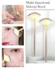 Makeup Brushes 1pc fläktformad borstprofessionell Blandning Highlighter Contour Face Face Powder Cosmetic Beauty Tools