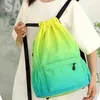 Mochila Oxford tecido fino bolso de retenção cordão saco impermeável grande capacidade sacos de viagem ao ar livre