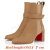 Designer Boots Woman Red Bottoms Over The Kne Boot Luxury Luxury Womens High Heels Dress Shoes Sexig Pointed-Toe Pumpar Top Quality So Kate Booty Ankel Short Booties