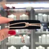Swarovski Bracelet Designer Women Top Quality Bangle Rose Gold Twisted Bracelet Women's Element Crystal Romantic Knot Bracelet