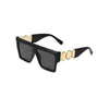 Lunettes de soleil cool pour hommes pour hommes Lunettes de soleil de créateur pour femmes Lunettes de soleil à grande monture Noir Sunspecs Hommes Shades Sunnies Sun Protectors 43J62 avec boîte