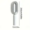 Hair Brushes Self Cleaning Brush 3D Air Cushion Massager Airbag Massage Comb Shaping 231214