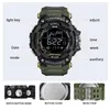 Wristwatches SMAEL Mens Watch Military Waterproof Sport WristWatch Digital Stopwatches for Men 1802 Military Electronic Watches Male Clock 231214