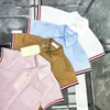 새로운 베이비 폴로 셔츠 여름 어린이 디자이너 옷 크기 100-160 멀티 컬러 옵션 소년 짧은 소매 소녀 티셔츠 DEC05