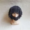 Vente chaude de la barbe d'automne et d'hiver, chapeaux tressés sales, perruques de cheveux au crochet, chapeaux de paille créatifs adultes