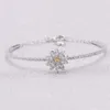 Swarovski Bracelet Designer Women Top Quality Bangle Love's Magic Daisy Bracelet Female Element Crystal Flower Bracelet Female