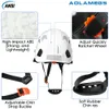 Climbing Helmets Construction Safety Helmet with Visor Built In Goggles Reflective Stickers ABS Hard Hat ANSI Industrial Work CE Engineer Cap 231213