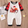Familie Bijpassende Outfits Kerst Pyjama Set Xmas Volwassen Kid Kleding Top Broek Famaly Nachtkleding Baby Romper 231214