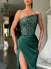 Urban Sexy Dresses 2022 new green Sequin fairy wedding long sleeve one-piece temperament medium long evening dress T231214