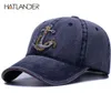 hatlanderbrand Baseball en coton doux lavé pour femmes hommes Vintage papa chapeau 3d broderie décontracté casquette de sport de plein air C1904204967019