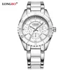 Nowa moda trójoja ceramiczna stalowa opaska panie Watch Waterproof Fashion Watch Luminous Quartz Watch3014