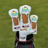 Glass Golf Club #1 #3 #5 Wood Headcovers Driver Fairway Woods Cover PU Putter Head Covers Set Protector Golf Accessories 231213