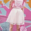Jupes Princesse Sweet Lolita Jupe BOBON21 Couleur Intrigue Plissé Kilt Dentelle Taille Empire Pur Cosplay B1489