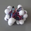 1000pcs DC12V WS2811 30mm Diameter Diffused Full Color 3 LEDS RGB SMD Programmerbar Pixel LED -modul för skyltmoduler261y