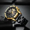 Herr Shopee Steel Band Watch Men's Watch Sports Glow Calender Men