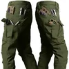 Pantalons hommes Pantalons tactiques d'hiver hommes militaire peau de requin coquille douce polaire pantalon chaud en plein air résistant à l'usure armée imperméable Cargo pantalon 231213