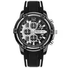 SMAEL Relogio Masculino Smael cinturino in caucciù orologio al quarzo moda uomo SL-9081 quadrante fine pulsante Pin 30M orologio da polso impermeabile272V