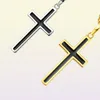 Collier pendentif croix NAKE pour hommes/femmes, chaîne de couleur or, bijoux religieux, cadeaux de noël 2781515