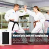 Lagringslådor karate bälte display rack vägg hängande bärbar taekwondo bälten innehavare kampsport arrangör för barn och vuxna