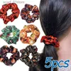 Akcesoria do włosów do włosów 1/5pcs Halloween horror dekoracja dyni elastyczne włosy hair scrunchies Kobiety włosy gumki gumki akcesoria do włosów darsl231214