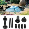 Decorações de jardim fonte bomba bico conectores conjunto multifuncional plástico cachoeira spray cabeças para piscina lagoa submersível