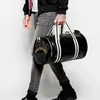 Duffel Bags Grande Bolsa De Viagem De Couro Homens Moda PU Bagagem Bag Letras Flight Carry On Business Trip Tote Overnight Shoes Duffle 231214