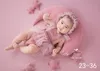 تذكارات الطفل المولود Pography Props Girl Princess Dress Outfit Romper Pography Clothing Happand Hat Association 231213