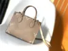 7A Beste Qualität Designer-Tasche Damentasche Schultertasche große Einkaufstaschen Taschen Taubencreme Echtes Leder Umhängetasche Umhängetasche Geldbörse