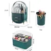 Makeup Makeup Jewelry Storage Portable Lipstick Holder Box Desktop Storage Dammtät arrangör Fashion Cosmetic Brush Y1113 Drawer302Z