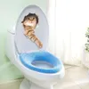 Ny 3D -kattvägg klistermärke katt toalett klistermärken affisch hål djur vägg klistermärken barn rum badrum konst hemfest dekor tapet tapet