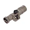 Tactical M300B Scout Light LED Vit vapen Ljus Dubbelutgångsgevär ficklampa Vävare Rail Mount