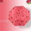 Umbrellas Fruit Umbrella Lightweight Wind And Rain Protection Dual-use For Shine Strong Inside Out Sunscreen Home Supplies