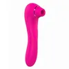 Kvinnlig G-Spot Honey Tongue Double Head Suction Vibrator Stick Adult Sex Toy Vibrators For Women 231129
