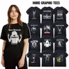 Camiseta masculina de algodão tamanho grande gráfico unisex camisa premium streetwear masculino tshirtstreetwear harajuku preto t novidade camiseta