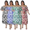 Casual jurken Mode damesjurk Plus grote maat XL-5XL damesprintrok