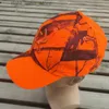 Ball Caps Fishing Hunting Caps Orange Camouflage Baseball Hat With Moose Dad Snapback Hats Pine Cypress YQ231214