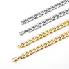 무역 스테인리스 스틸 NK2.5 긴 목걸이 도매 거친 금은 비 페이딩 보석 유럽과 미국 외국