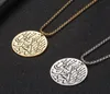 Necklace Men And Women Of The Muhammad Church Pendants Necklaces Stainless Steel Gold Chain Jewelry On Neck Pendant1766578