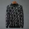 2 Tasarımcı Kazak Sweater Erkek Kadın Moda Erkek Kadın Sıcak Örgü Sonbahar Kış Siyah Snitwear Uzun Kollu Kıyafetler Üst Sıcak iç çamaşırı M-3XL#44