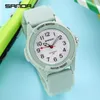 Wristwatches Fashion Sanda Relogio Masculino Casual Mens Watches Simple Letters Resin Waterproof Quartz Wristwatches Man Clock 231214